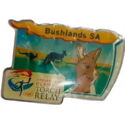 Bushlands SA - Sydney 2000 Olympic Torch Relay Pin Badge Vintage Collectable New