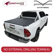 Toyota Hilux Dual Cab Tonneau Cover Cover - Clip On