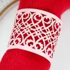 50pcs Napkin Circles Delicate Novelty Beautiful Charming Napkin Ring