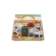 Sylvanian Families - Fashin Play Set Town Girl Tuxedo Cat from Tates Toyworld