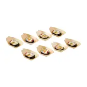 Fiesta Compostable Poplar Wooden Boat - 80mm (Pack 100)
