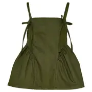 [Cecilie Bahnsen] Strap Top With Gathered Peplum