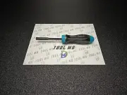 Snap-on Tools USA RARE BLACK & TEAL Hard Handle Ratcheting Screwdriver SSDMR4BTL