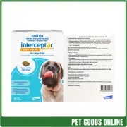 Interceptor Chews Dog 22-45Kg Large Blue 6 Pack