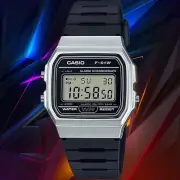 Casio F91WM-7A Digital Watch 7 Year Battery Black Microlight Classic New