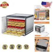 7-Tray Digital Jerky Dehydrator - Stainless Steel & Versatile Design