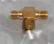 SMA T Connector M to 2 x F