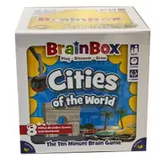 Brainbox Cities Educational Fun Brain Skill Memory Card Game Kids/Children 8y+