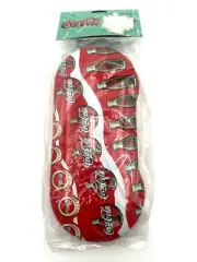 Vintage Coca Cola Metal Eye Glasses Clam Shell Case NIP