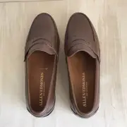 Allen Edmonds Slip On Loafer Men's Dress Shoes US 10.5 3E Coffee Light Brown