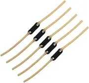 BAAQII 5PCS Elastic Rubber Band Strips Bungee Catapult for Hunting Slingshot
