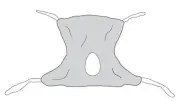 Patient Sling Full Body Mesh Commode Opening XL