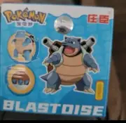 Pokémon BLASTOISE Figurine with pokeballs NIB Official takara tomy bakupokemon