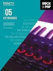 Trinity College London Trinity Rock and Pop Keyboards Grade 5 Music Book