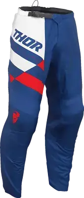 Thor 24 Youth Sector Checker Pants 18 Navy/Red 2903-2439