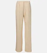 [Proenza Schouler] Proenza Schouler White Label Magnus linen-blend straight pants AU 10 beige