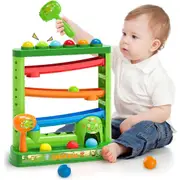 Toddlers Toys for 1 2 3 Years Old Kids, Pound A Ball Toys Included 2 Hammer & 12 Balls