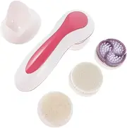 TOGEVAL 4-head Electric Facial Cleanser Bristle Brush Exfoliator Tool for Women Girls Deep