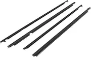 4Pcs Car Window Rubber Sealant Strip Side Weatherstrip Rainproof Weather Strip Compatible for Toyota RAV4 2006-2008