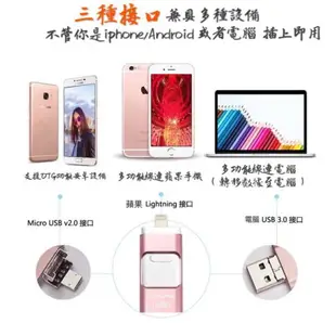 現貨 口袋相簿 隨身碟 OTG 手機隨身碟 iPhone 三合一隨身碟 支援 蘋果 電腦 安卓 Type-C