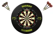 Winmau Blade 6 TRIPLE CORE Dart Board + MVG Dartboard Surround + Darts Gift