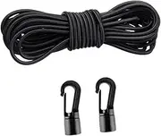 IWOWHERO Outdoor Elastic Bungee Cord Shock Cord with Hooks for Tent Fixing Camping Canopy Cargo Binding Durable Material Versatile Reliable for Outdoor Activities