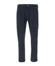 Herno Pleated Elastic Waist Trousers S,XL,L,M Black