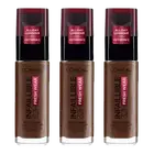 L'Oreal Infallible 32HR Fresh Wear Foundation 30ml 390 EBONY - 3 pack