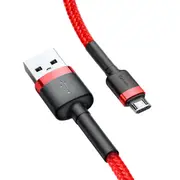 Baseus 2A Micro USB Fast Charging Data Cable For Xiaomi Mi4 Redmi 7A Redmi 6Pro OUKITEL Y4800 RED COLOR