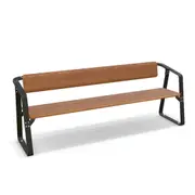 Ribbon Bench Seat with Backrest