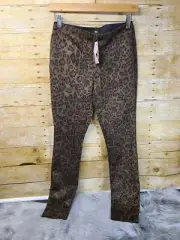 Philosophy Leopard Print Pants Pull on Dress pants NWT Size XS #S