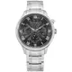 CITIZEN / 光動能 月相錶 羅馬刻度 不鏽鋼手錶 黑色 / AP1050-81E / 42mm