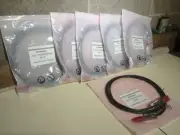 Six New Amphenol AIPC P/N 582090003 QSFP+ Cables APF10080030098 3 Meters long