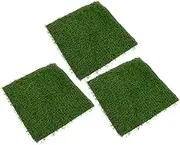 POPETPOP 3Pcs Chicken Grass Mats Artificial Turf Pads for Nesting Boxes Easy Clean Chicken Cage Liners Comfortable Safe Egg Nesting for Poultry