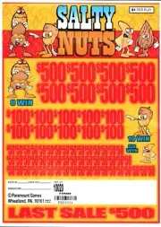 Pull Ticket - Tab - Jar - Salty Nuts