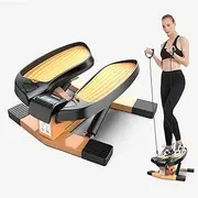 Mini-Stepper Swing Stepper Stepper Fitness Exercise - Upgraded Quality Steel, Easy Workout, Digital Display, Resistance