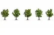 NOCH HO, TT, N, Z Scale Fruit Trees (5pcs, approx. 8 cm high)
