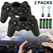 1/2 2.4G Wireless Controller Gaming Gamepad Joystick For Android Phone PC TV PS3