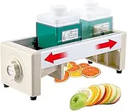 Commercial Fruit and Vegetable Slicer Cutter, Manual Lemon Cutting Machine, 1-10mm Adjustable Thickness, Manual Potato Tomato Slicing Machine, Mandoline Slicer for Home,Kitchen