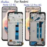 FREE EXPRESS LCD Display + Frame Xiaomi Redmi Note 12 4g/Note 12 Pro 4g