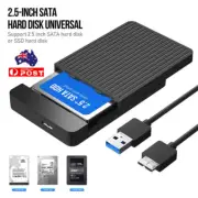 USB 3.0 Portable External Hard Drive Disk Case Slim SATA Storage Box Device 6TB