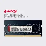 ♞,♘金士頓 FURY 16GB 8GB 4GB 2666MHZ DDR4 HYPERX RAM 筆記本電腦 SODIM