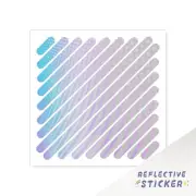 Reflective Frame Stickers Safety Decal MTB Bike Mountain Biking BLUE PINK