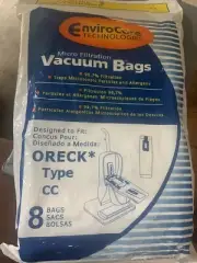 Oreck Type CC 8ct Vacuum Bags Envirocare