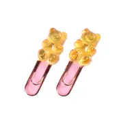 Mohamm 2Pcs Colorful Bear Series Creative Multifunctional Paper Clip School Supply