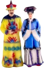 Luwecf 1/64 Scale Concubine Figure Tiny People Model for Scenery Landscape