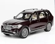 Scale Finished Model Car 1:18 Miniature Replica Cars for BMW X7 G07 2019 SUV Model Collectible Cars Diecast Vehicles Miniature Replica Car