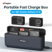 Quick Charge Charging Case Charger Sports Camera Accessories For DJI Action4/3
