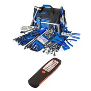 Adventure Kings Big Daddy Bush Mechanic Toolkit + Illuminator 24 LED Work Light