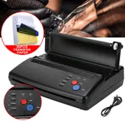 Tattoo Stencil Printer Portable Transfer Copier Machine 30Pc Thermal Paper Maker